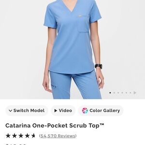 Figs Catarina One-Pocket Scrub Top